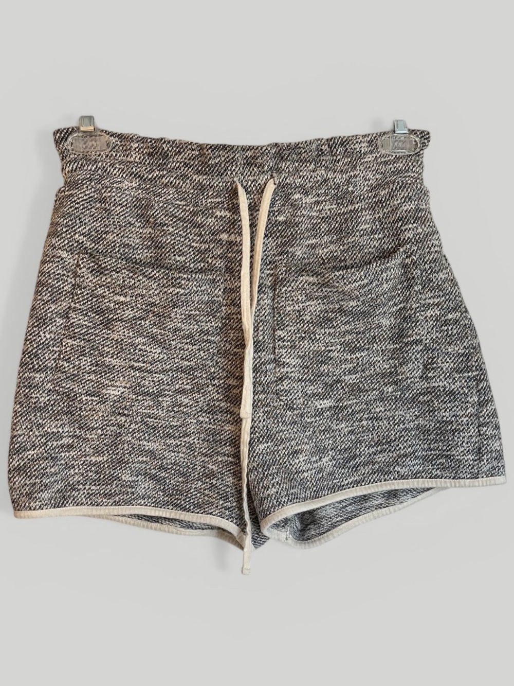 Soft Joie Heavyweight Cotton-Blend Drawstring Lounge Shorts Size Small
